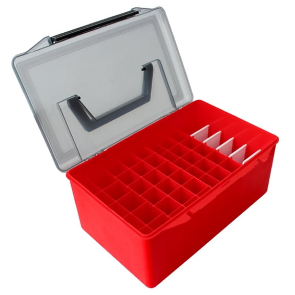 Portable Fishing Box 52 Grids Fishing Tackle Box Storage Organizers Squid Jigs Hard Lures Tool Case Fishing Lined Box