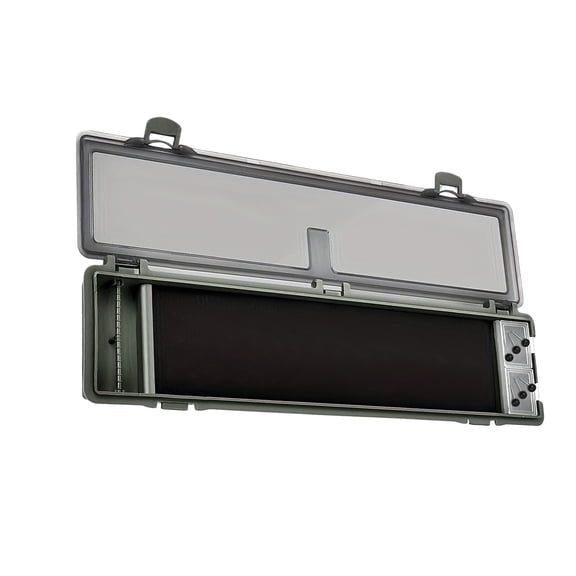 Portable Fishing Line Box with Stiff Hair Rigs Board, Tackle Storage & Hooklink Accessories