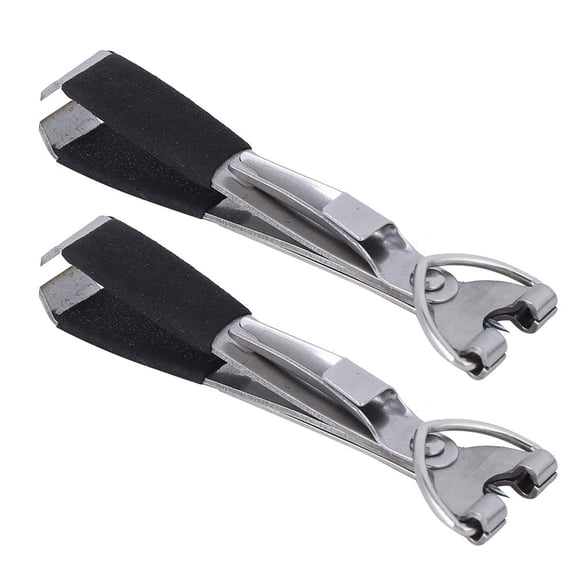 Portable Fishing Line Cutter Metal, Fly Tying Wire Clipper Nipper, Quick Knot Tool Fast Tie Nail Knotter Tackle (B)
