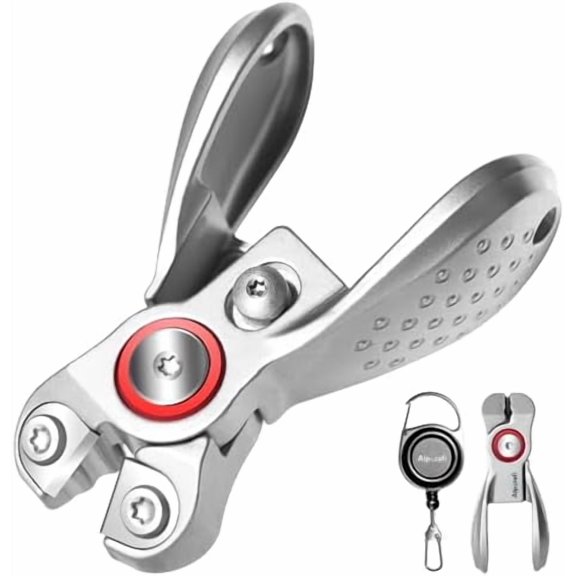 Portable Fishing Line Cutter Mini Stainless Steel Braid Line Remover Scissors Clipper Nippers Quick Fly Fishing Knot Tying Tool Accessories with Retractors Small Mono and Fluoro Lines Cutters