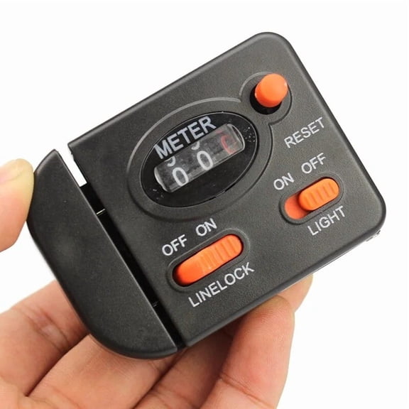 Portable Fishing Line Length Counter Electric Fishing Line Counter Fully Functional With Light And Smart Fishing Tools