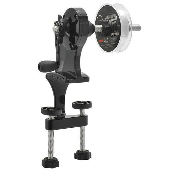 Portable Fishing Line Spool Winder Fishing Gear Baitcasting Fishing Reel Spooler Fishing Tackle Tool,1 x Fishing Line Spool Winder,Black