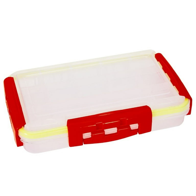 Portable Fishing Lure Storage Box Organizer Tackle Box with Removable  Dividers