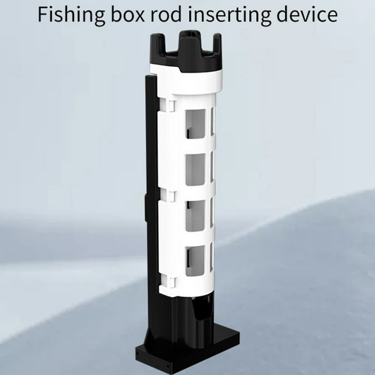 Portable Fishing Rod Barrel Holder Fishing Box Pole Lure Rod Raft Rod Stand