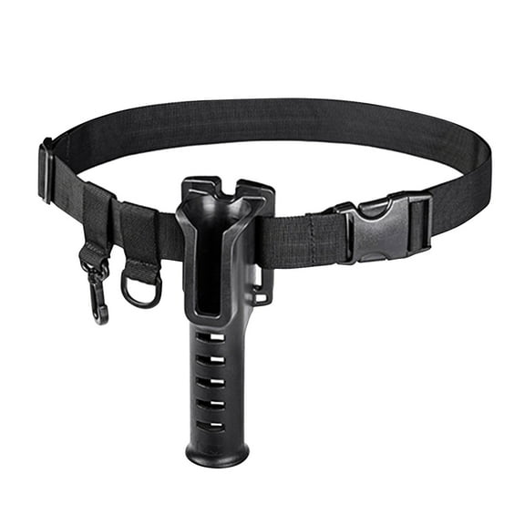 Portable Fishing Rod Holder Belt Support – Hands-Free Fishing Gear for Easy Hook and Bait Changes – Durable Resin with PVC Coating – Ideal for Bank and Kayak Fishing