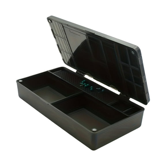 Portable Fishing Tackle Box With Rigging Pin Fishing Hook Storage Box Fishing Line Rigging Holder Hair Rigging Storage Cage