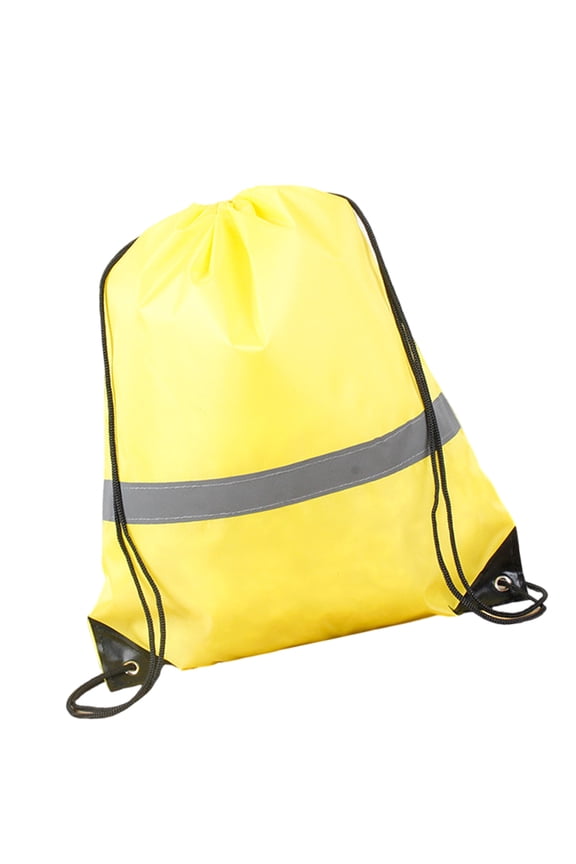 Portable Fitness Handbag Light Weight Reflective Drawstring Gym Backpack for Running Cycling Sports Shoulder Bag