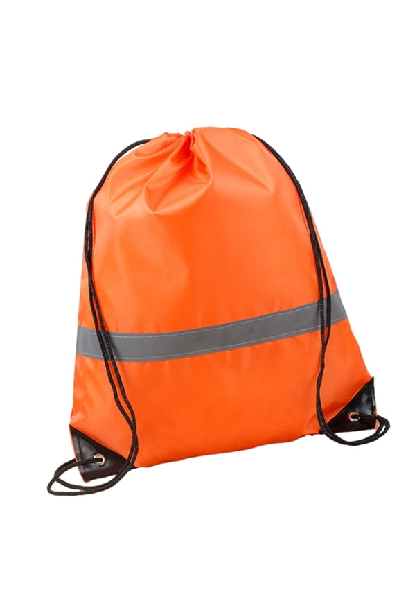 Portable Fitness Handbag Light Weight Reflective Drawstring Gym Backpack for Running Cycling Sports Shoulder Bag