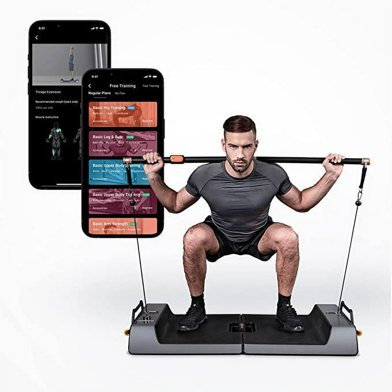 Buy Portable Home Gym Workout Equipment with 12 Exercise Accessories  Including Heavy Resistance Bands,Abs Workout,,Push-up Stand, Tricep  Bar,Pilates Bar and More for Full Body Workouts System Men Women Online at  desertcartINDIA