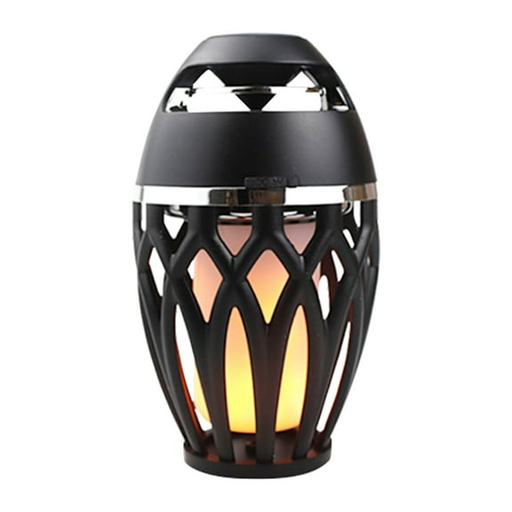 Portable Flame Light Speaker for Outdoor Indoor Festive Occasions Wireless Torch Audio Device with Dynamic Sound