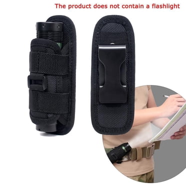 XTAR 2-Pack Flashlight Holsters - Nylon Pouch For 5.9-6.4 Inch Flashlights