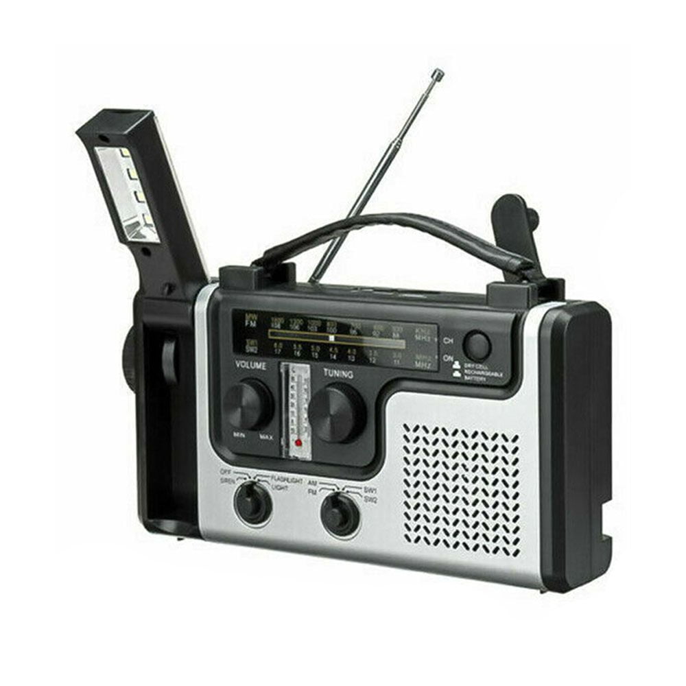 Portable Flashlight Torch 1200mAh Power Bank AM/FM/SW1/SW2 Emergency ...