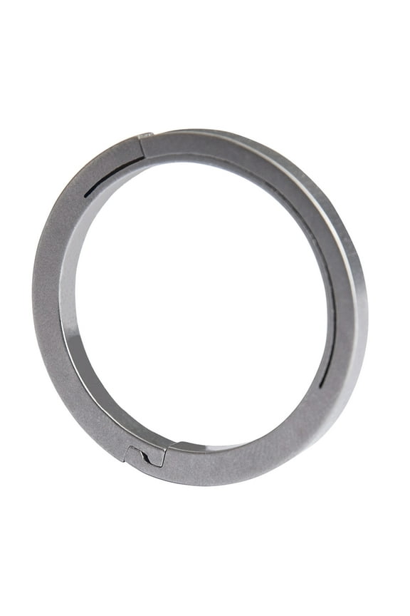 Heavy Duty Keychain Rings Replacement Side-Pushing Key Chain Rings Split Keyring Heavy Duty Alloy Key Rings