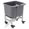 thumbnail image 1 of Portable Floor Mop Sink with Wheels & Drain, Freestanding Utility Mop Bucket - Plastic Service Basin for Bathroom, Laundry Room & Garage, Easy to Move & Clean, 1 of 11