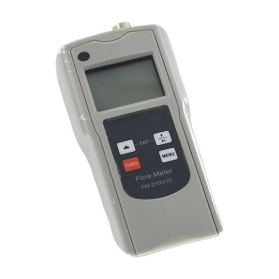 Portable Flow Rate Meter FM-210V10 Velocity Measurement Instrument, Digital Flow Meter Open Channel Flowmeter ,Easy to Use
