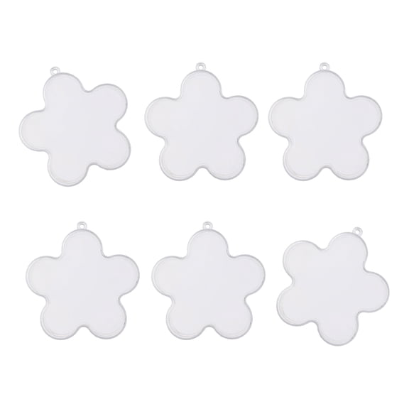 Portable Flower-Shaped Storage Case, 6pc Organizers for Travel Cosmetics Candy, Easy-Clean Design