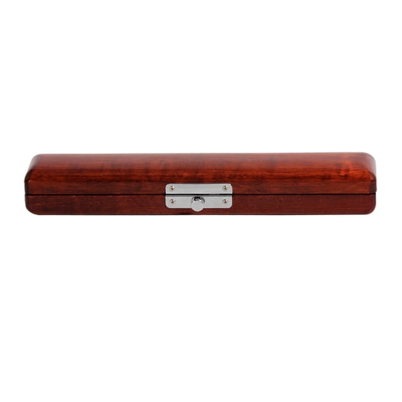 Portable Flute Head Storage Container Handcrafted Wood Case Travel Storage for Professional Musicians Practice