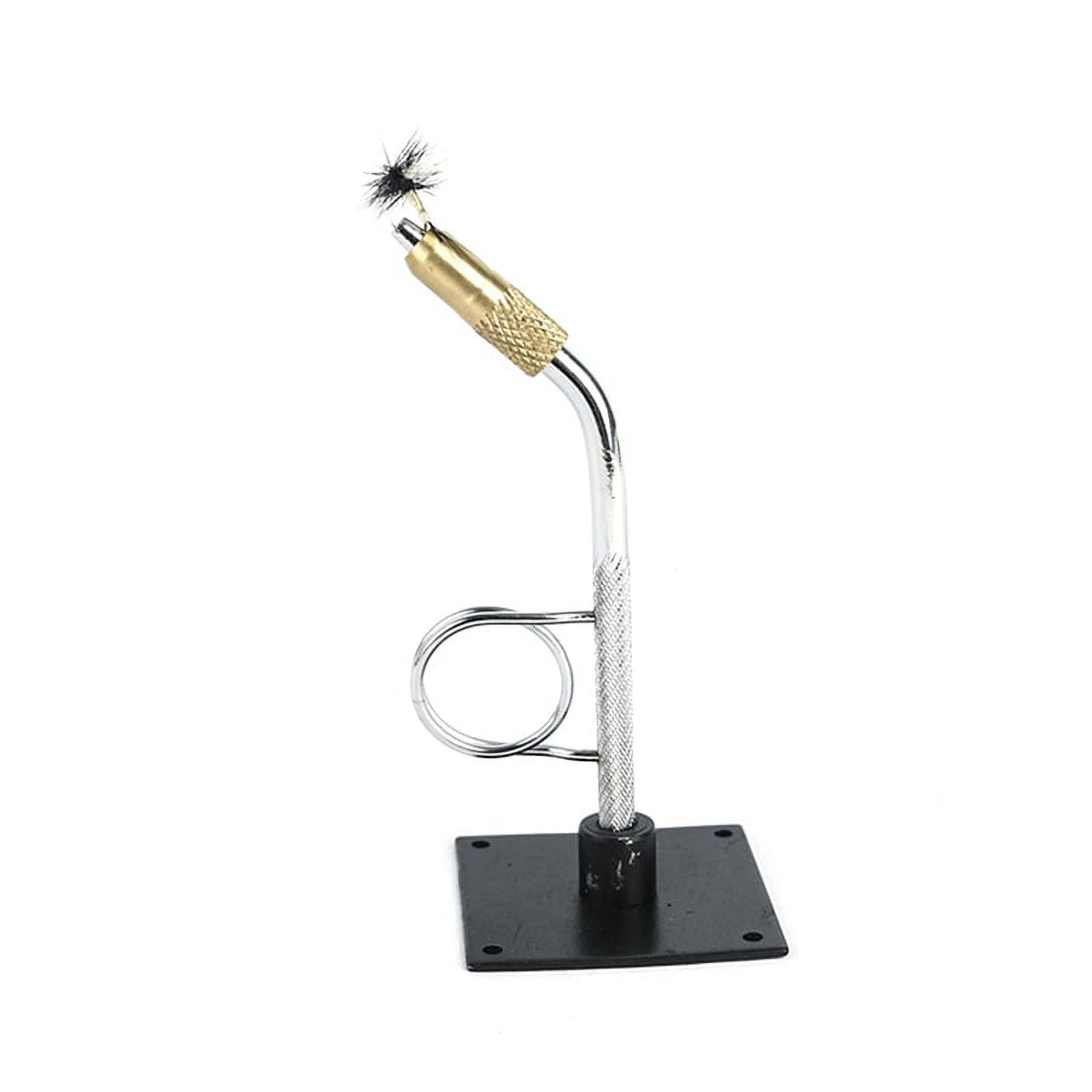 Portable Fly Tying Vise with Base Rotary C-Clamp Fish Tackle Kit Travel Alloy Fly Fishing Tackles Hook Binding Tool
