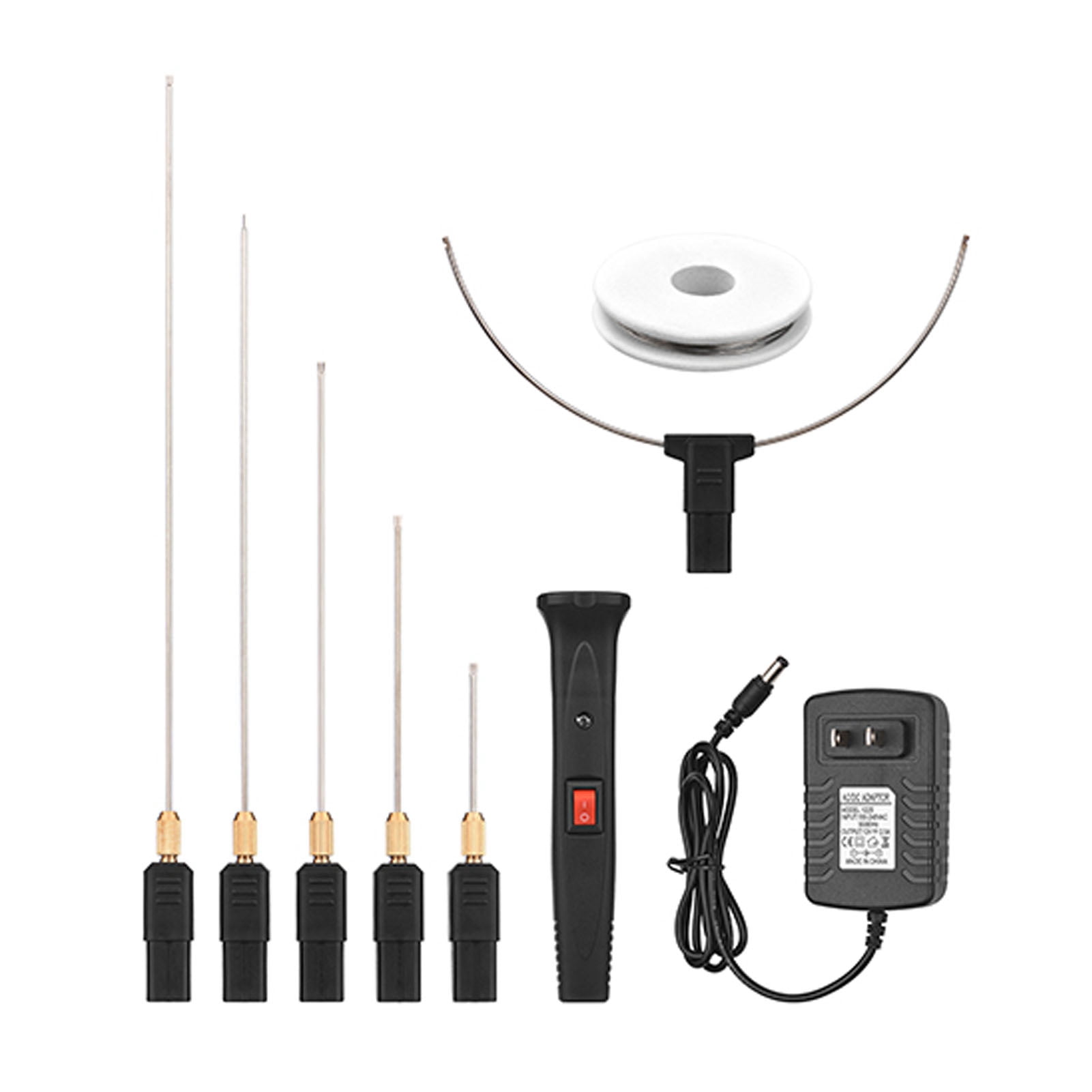 Portable Foam Cutter Electric Foam Cutter Kit 24W Handheld Portable Hot Wire Styrofoam Cutting Pen for DIY Projects and Craft Enthusiasts