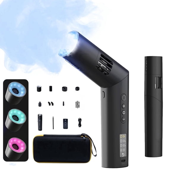 Portable Fog Machine, 40W Handheld Smoke Generator with RGB Lighting, Ideal for Parties, Photography, Weddings and Stage Effects