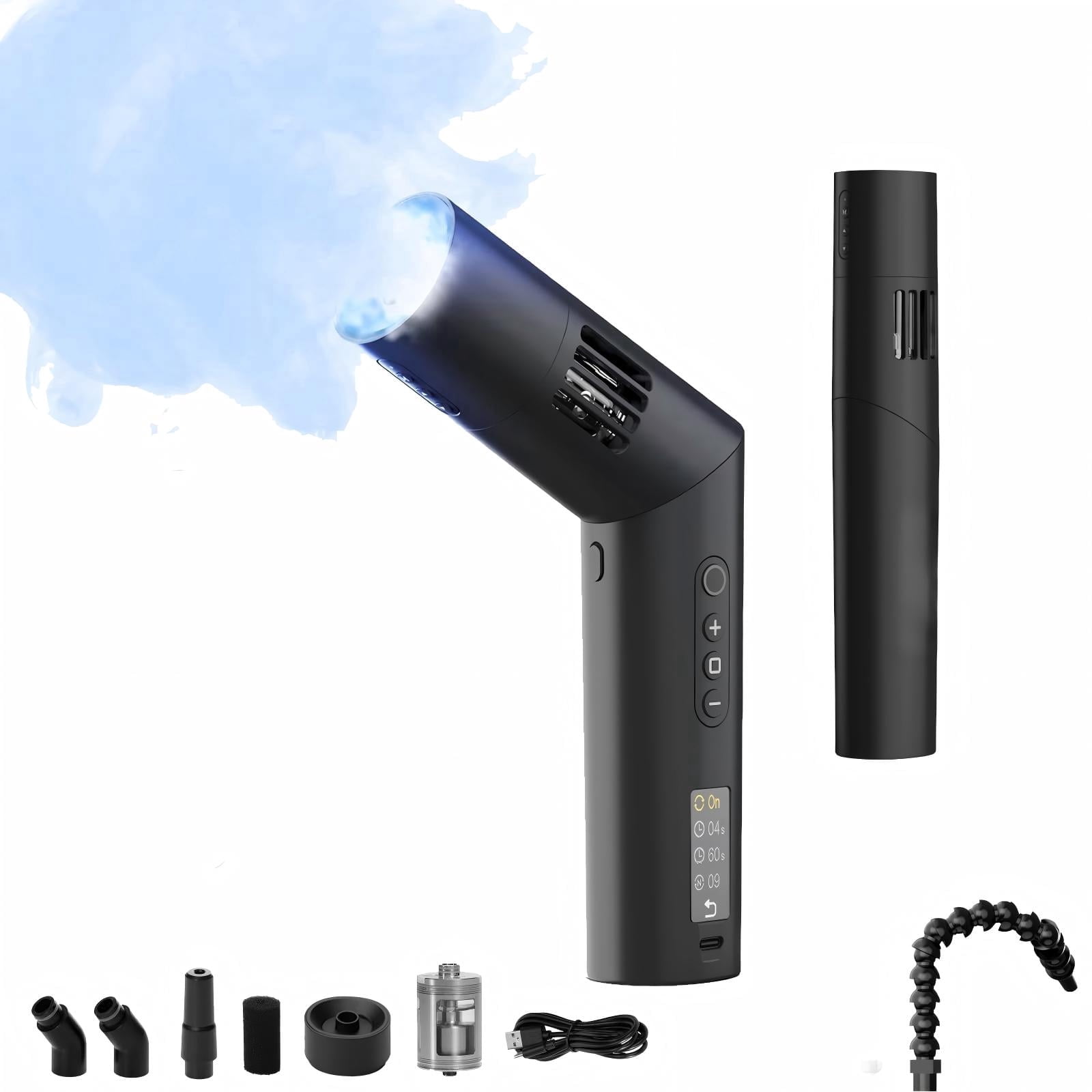 Portable Fog Machine with Magnetic RGB Color Lights Battery-Powered Portable Smoke Machine Handheld Fog Machine with Remote Control Ideal for Party Stage Effects and Atmosphere Creation