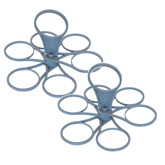 Portable Fold-Up Cup Carrier for 6 Cups - Sturdy Reusable Coffee, , & Beverage Holder with Handle for Take-Out, Festivals, Sports & Gigs