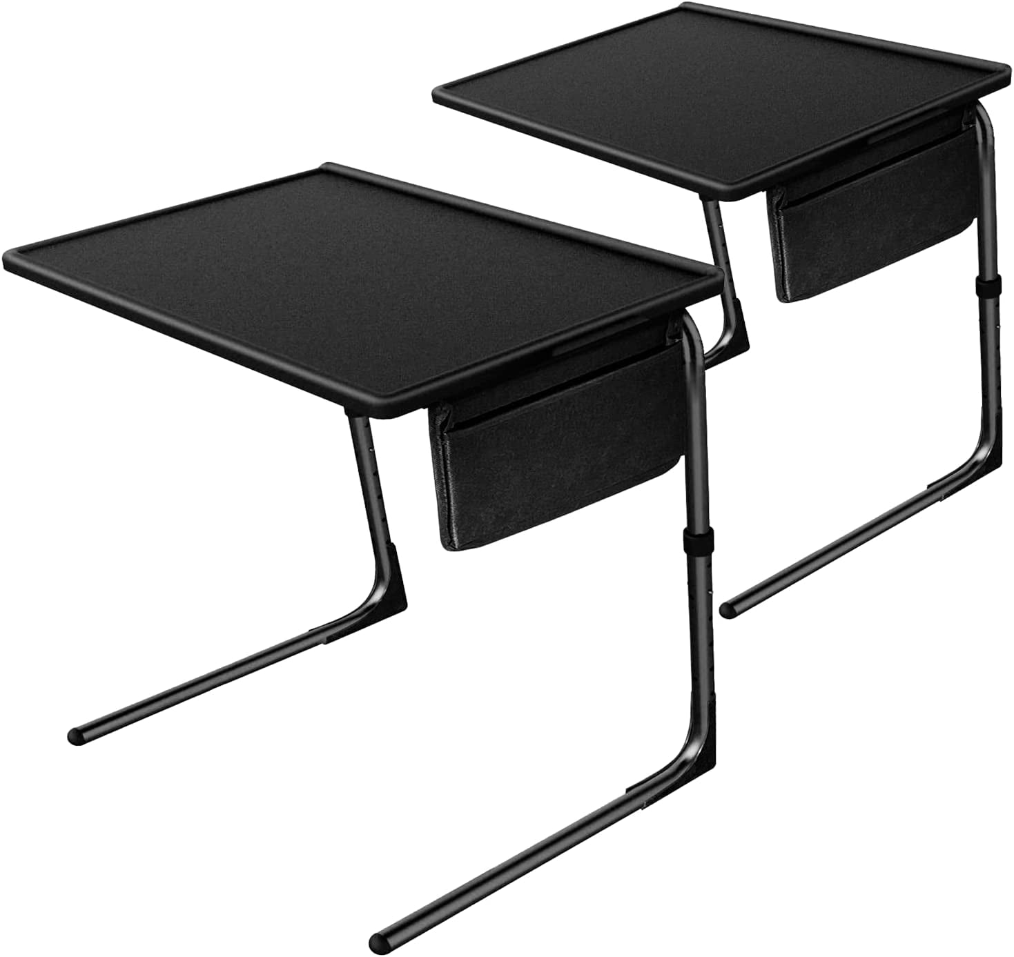 Portable Foldable 6 Height & 3 Tilt Angles Adjustable TV Tray Table TV