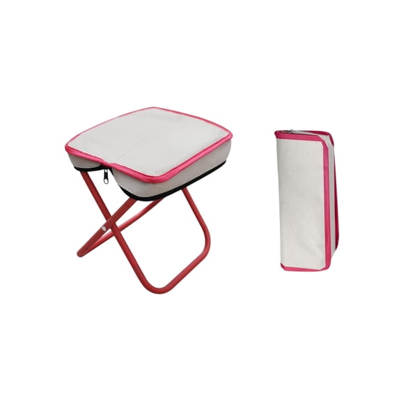 Portable Foldable Backpack Stool, Camping and Hiking Stool with Shoulder Strap for Outdoor Mountaineering Fishing Hiking Hunting Foot Stool