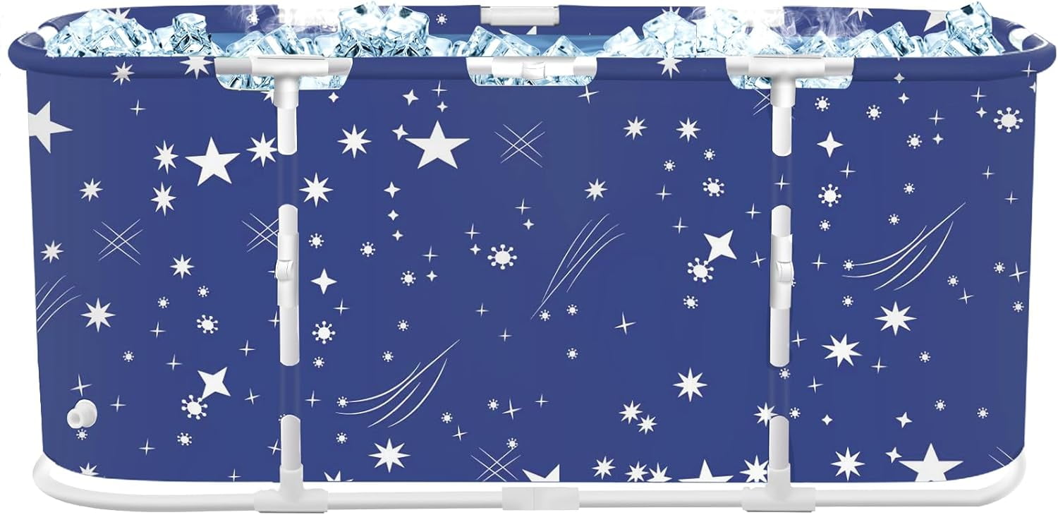 Portable Foldable Bathtub,Separate Family Bathroom SPA Tub,Soaking