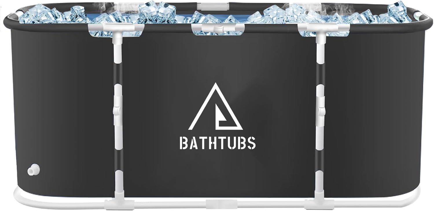 Portable Foldable Bathtub,Separate Family Bathroom SPA Tub,Soaking