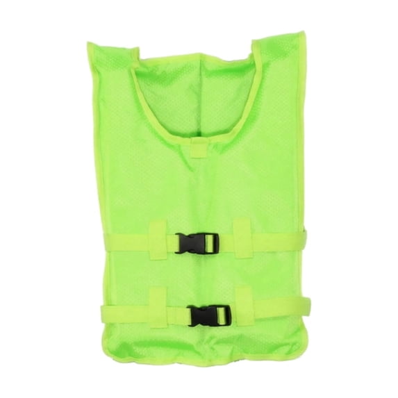 Portable Foldable Buoyancy Vest with Double Buckle Safety Straps, 1 Piece Inflatable Style Swim Life Jacket for Boating and Kayaking 20X12 Inch