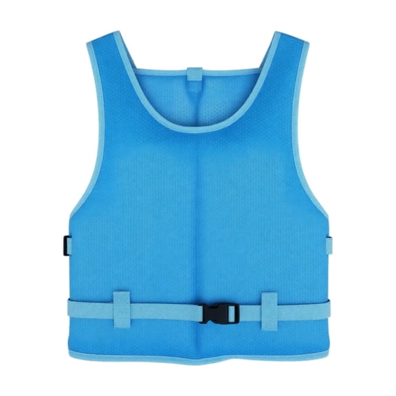 Portable Foldable Buoyancy Vest with Double Buckle Safety Straps, 1 Piece Inflatable Style Swim Life Jacket for Boating and Kayaking 20X12 Inch