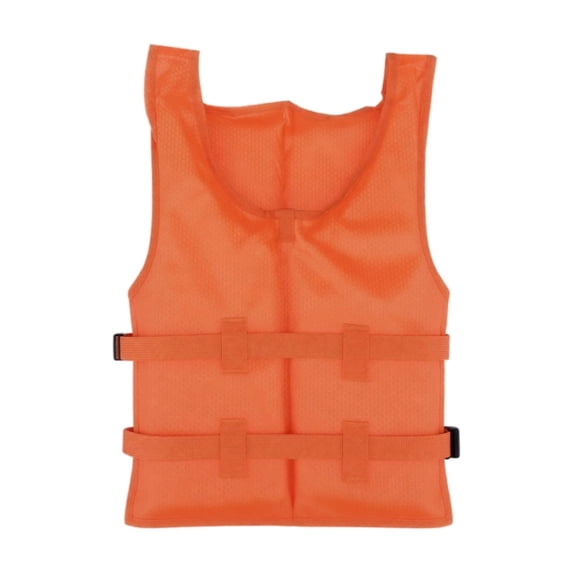 Portable Foldable Buoyancy Vest with Double Buckle Safety Straps, 1 Piece Inflatable Style Swim Life Jacket for Boating and Kayaking 20X12 Inch