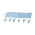 thumbnail image 1 of Portable Foldable Clothes Pegs with 6 Clips, Travel Collapsible Laundry Drying Clip Rack, Hanging Clothes Clips Organizer, Outdoor Drying Peg Holder, Compact Travel Size Fabric Clothes Fasteners, 1 of 7