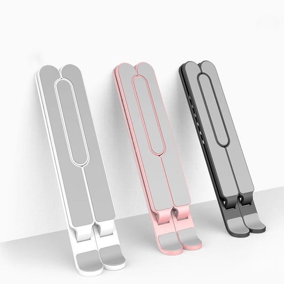 Portable Foldable Computer Laptop Stand - Pink