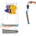 thumbnail image 1 of Portable Foldable Garment Rack Stainless Steel Compact Travel Drying Rack, 1 of 6