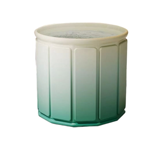 Portable Foldable Ice Bath Tub Leakproof Design for Hot & Cold Home and Outdoor Use -75 Gallon