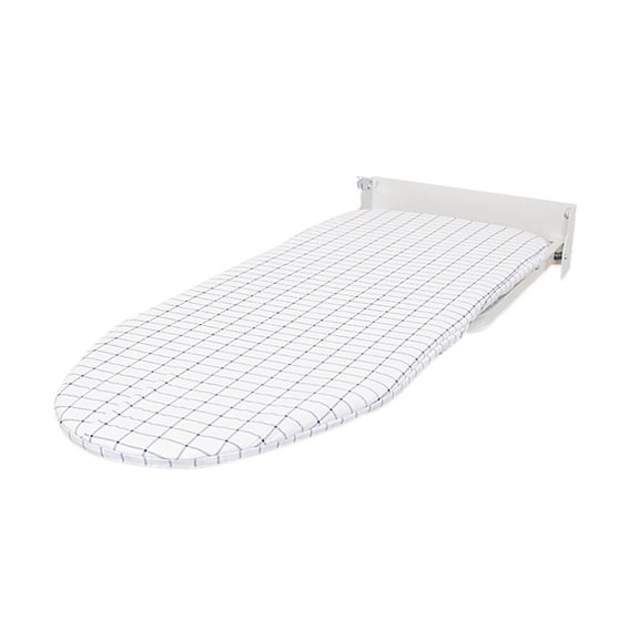 Portable Foldable Ironing Board Wall Mounted Design Practical Steel Frame Fold Down Iron Board