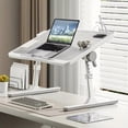 thumbnail image 1 of Portable Foldable Lap Desk with Storage Drawer & Cup Holder for Bed Couch Working and Reading - Laptop Bed Desk, 1 of 10