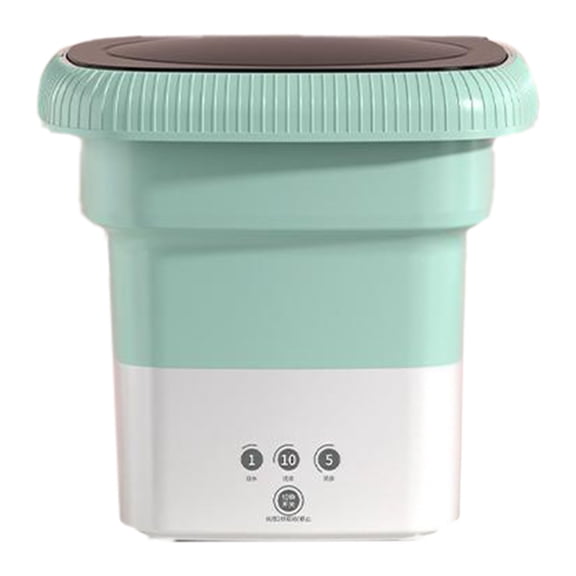 Portable Foldable Mini Washing Machine Compact Laundry Washer for Smart Cleaning Socks Underwear Small Items Travel Use