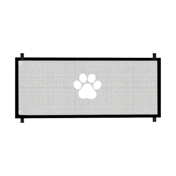 Portable Foldable Pet Fence Gate, Punch-Free Adjustable Protection Barrier for Dogs, Easy Installation Mesh Safety Gate for Doorways, Stairs and Home Use