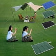 thumbnail image 1 of Portable Foldable Seat Cushion, Small Back Support Pad, Quick Deploy, Breathable Mesh, for Camping Hiking, Outdoor Relaxation, Lightweight Travel Gear, Multi-Situational Use|100%Polyester,Green, 1 of 9