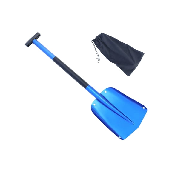 Portable Foldable Snow Shovel With Ergonomic Grip Snow Removal Scoops for Driveway and Hiking Adventure Emergencies Use