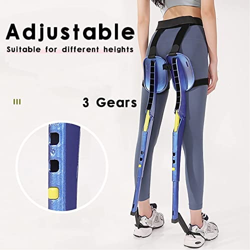 Portable Foldable Stool, Chairless Chair Wearable Leg Ergonomics Lightweight Seat, 3 Gear Adjustable Suitable for Different Heights, up to 100kg, Suitable Carpenters, Photographers, Chefs