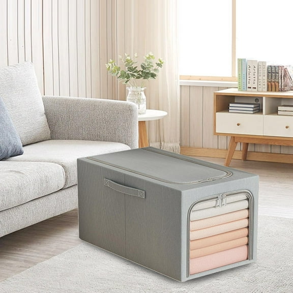 Portable Foldable Storage Box D Storage Case Color:D Material:Cloth