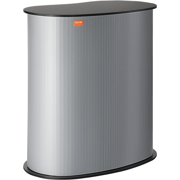 Portable Foldable Tradeshow Podium Table 35.43x19.29x37.01 Inches Display Exhibition Counter Stand with Carrying Bag