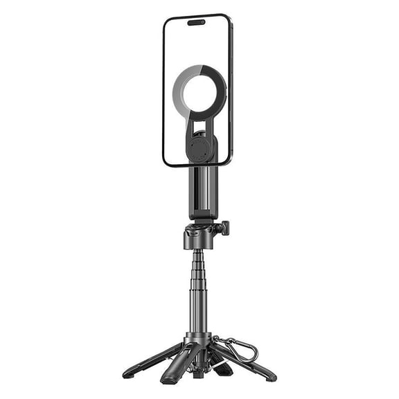 Portable Foldable Tripod With Wireless Remote Suitable For Smartphones 4.7-6.5 Inch Durability ABS Aluminum Alloy