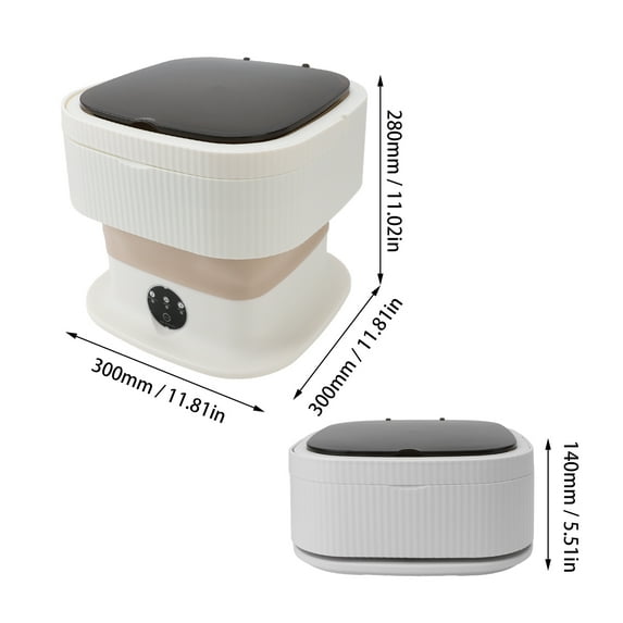 Portable Foldable Washer For Small Loads, Socks, Underwear, Baby Clothes, Efficient  Compact