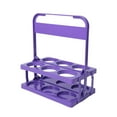 thumbnail image 1 of Portable Folding 6 Bottle Carrier Rack For Travel Picnics And Bars Durable PP Material, 1 of 8