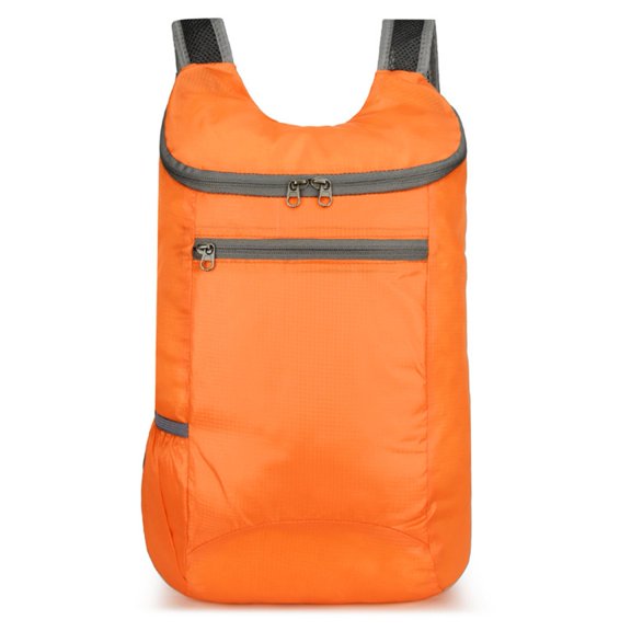 Portable Folding Backpack Lightweight Waterproof Oxford Cloth + Polyester Bag For Hiking Camping Travel Gym